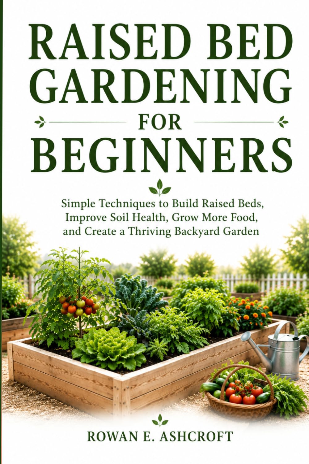 RAISED BED GARDENING FOR BEGINNERS: Simple Techniques to Build Raised Beds, Improve Soil Health, Grow More Food, and Create a Thriving Backyard Garden
