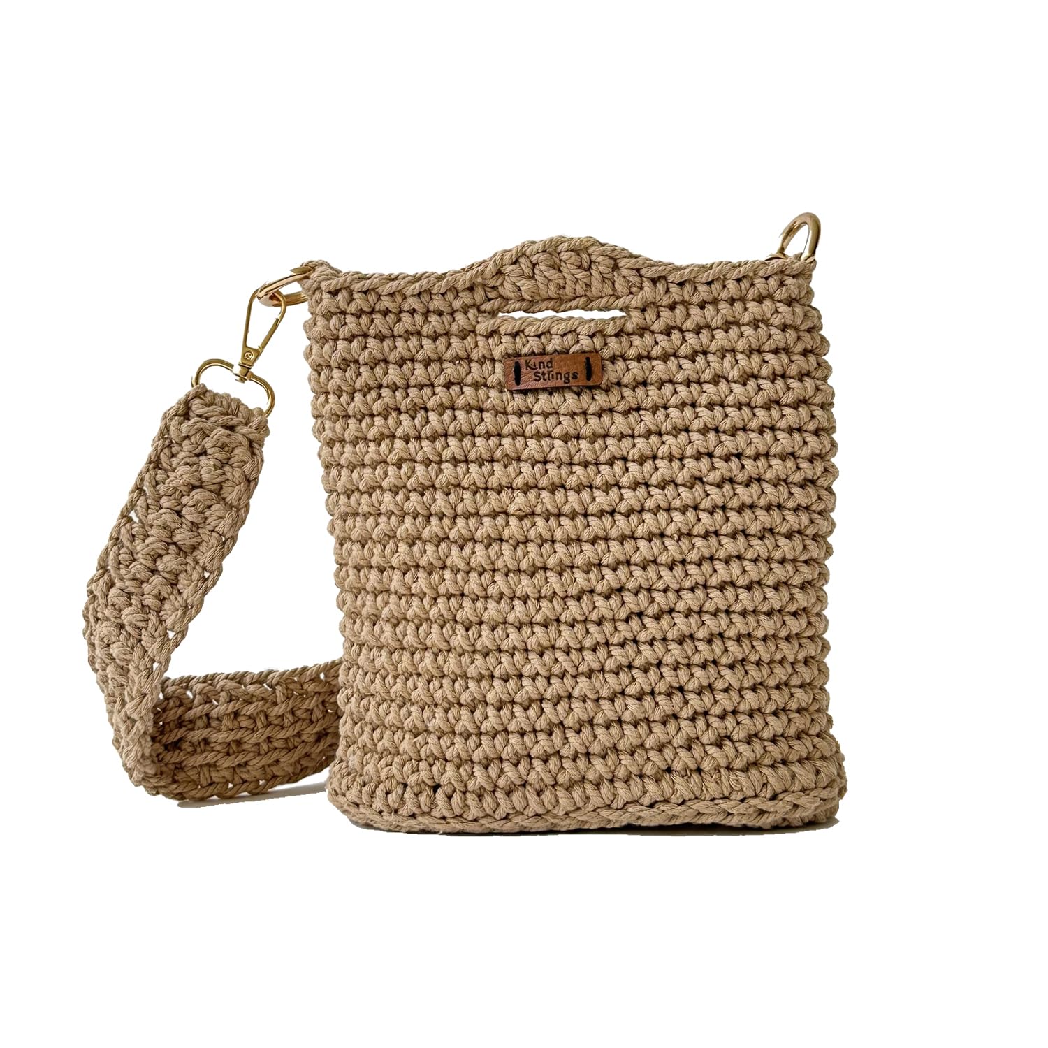Kind Strings Sling Handbags for Women Handmade Crochet Bag Sling purse for women Shoulder Bag (Beige) (B0CW6CG4VN) Amazon Price History, Amazon Price Tracker