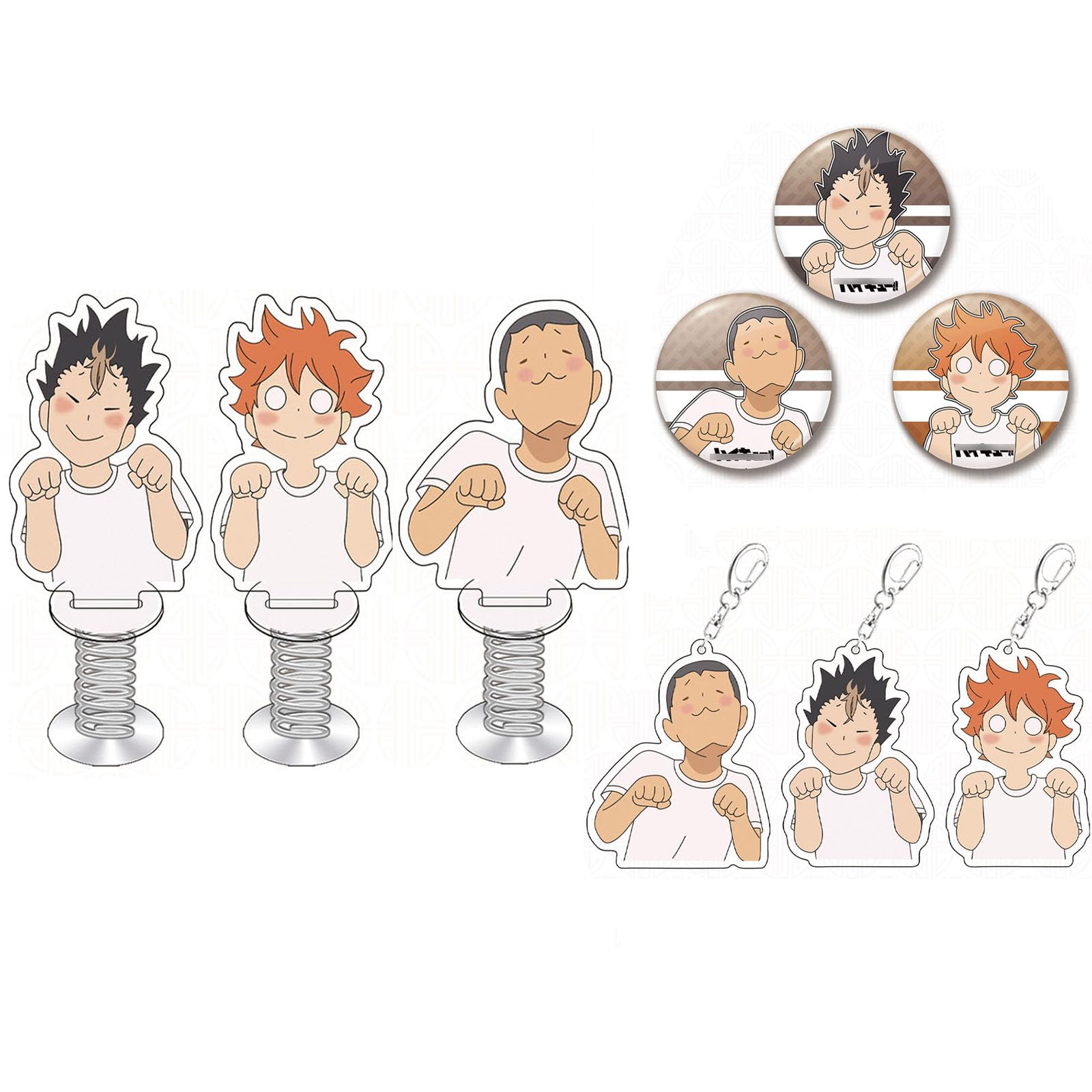 Amazon.co.jp: ハイキュー グッズ アクリルスタンド キーホルダー 缶  