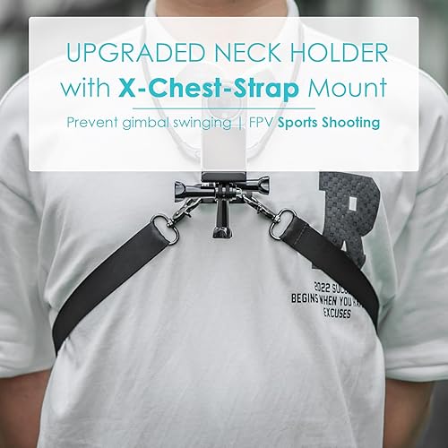 Miniatura 4 de XINANEE - Soporte para cámara de acción con soporte para correa de pecho para DJI OSMO Pocket 12 OSMO Action 3 Insta360 ONE RS, R, ONE X3, X2  Vlog