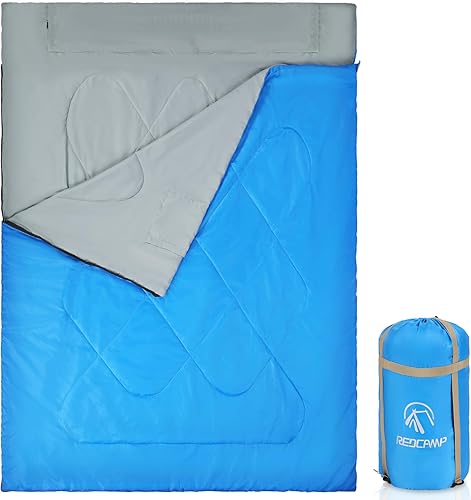 Miniatura 83 de REDCAMP Saco de dormir ultraligero para mochileros, senderismo, comodidad para adultos en clima cálido, con saco de compresión 2-Sobre