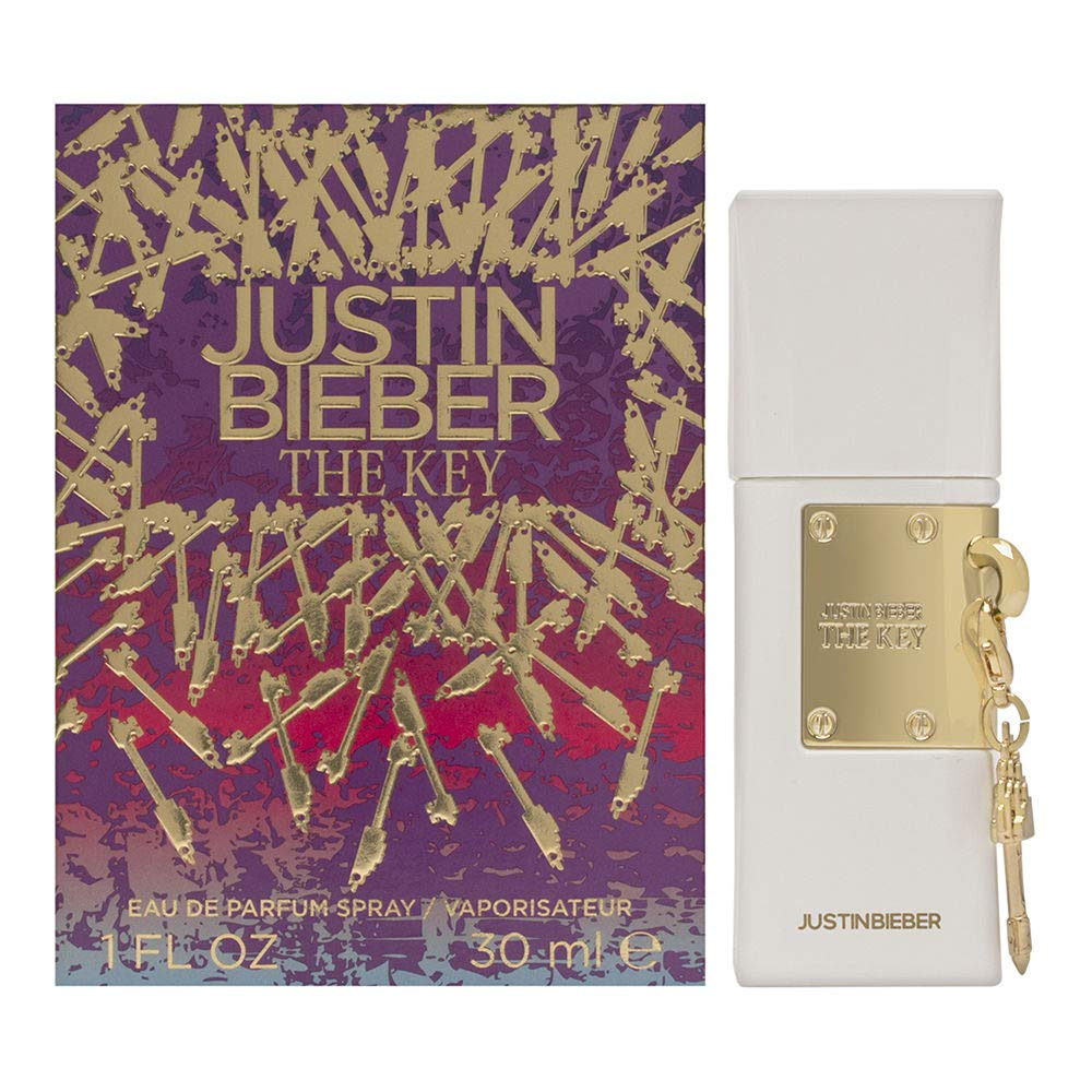 Justin Bieber The Key Eau De Parfums Spray for Women, 1 Ounce