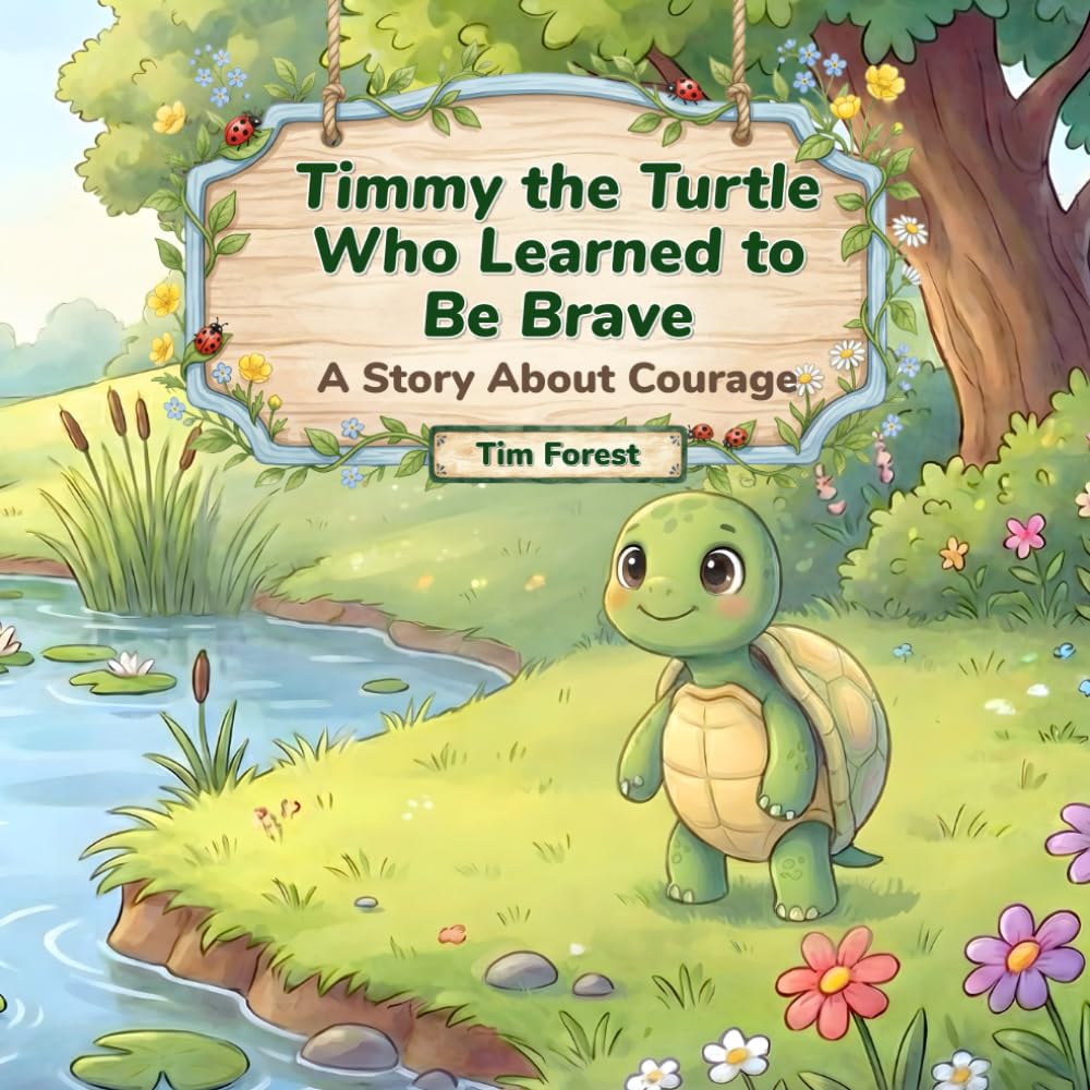 Timmy the Turtle Who Learned to Be Brave: A Story About Courage (Animal Friends Adventures)