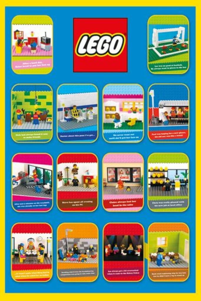 Affiche Lego Spoof Pour Habiller Un Grand Mur Vide 61X91,5 Cm