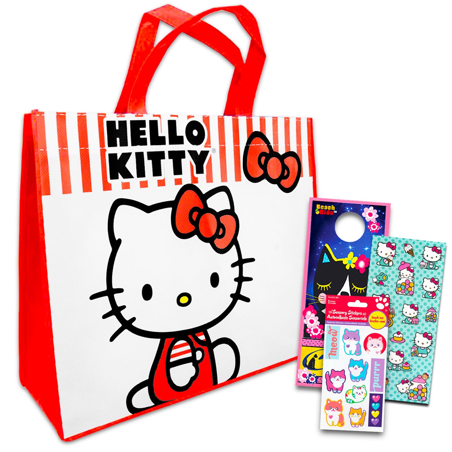 Amazon.com - Hello Kitty Tote Bag Set - Accessories Bundle with