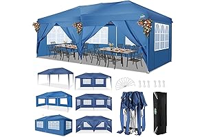 COBIZI 10x20 Pop Up Canopy Tent with Sides