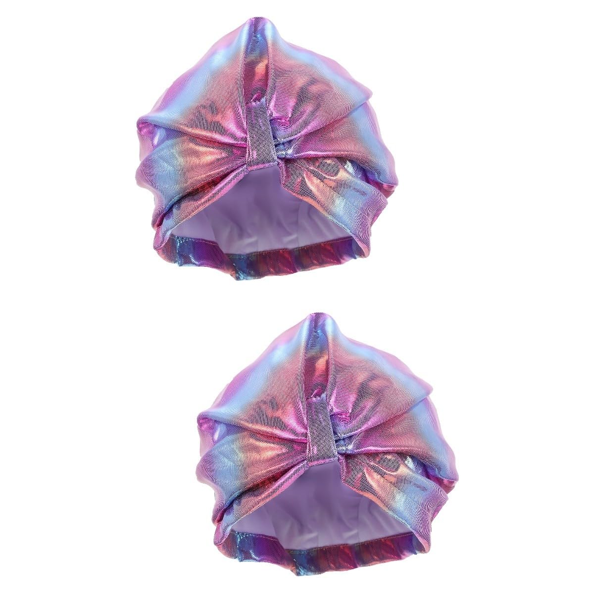 ABOOFAN 2 Pièces Bonnet De Bain Bonnets De Bain pour Natation Bonnets De Bain Élastiques Bonnet De Bain Confortable pour Hommes Chapeau De