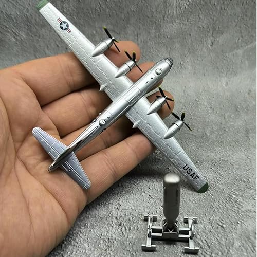 Miniatura 8 de 1300 Escala US B29 B-29 Superfortress Air Fortress Bombardero con avión de misiles Modelo de aleación Modelo de avión fundido a troquel para