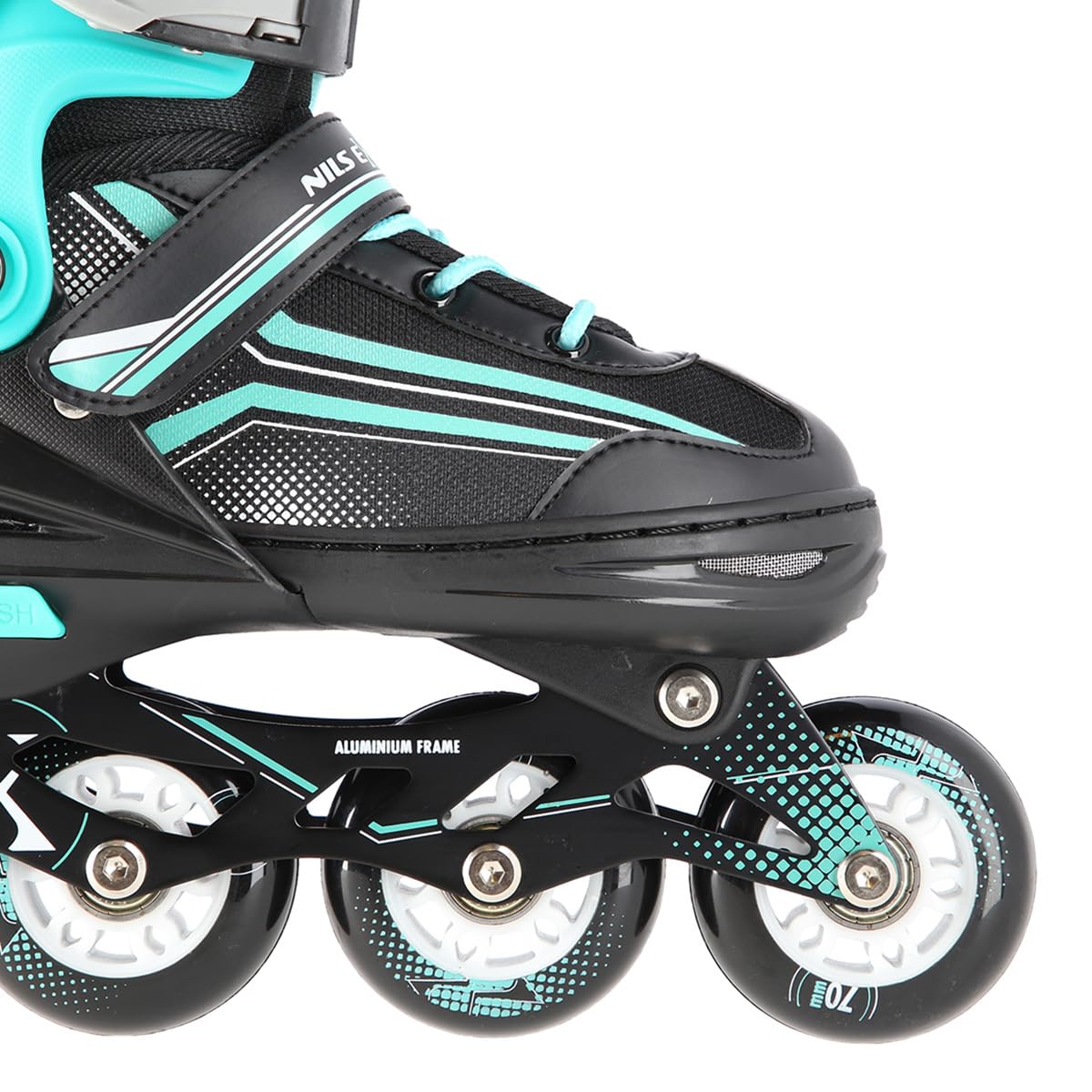 Nils Extreme Lucky Patins à glace 2 en 1 Noir/bleu Taille 29-33 34-38 39-43