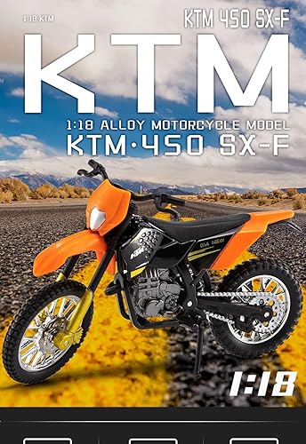 Miniatura 2 de AVIMYA Die Cast Motorcycle/ CR125 1:18 Scale Collectable Model