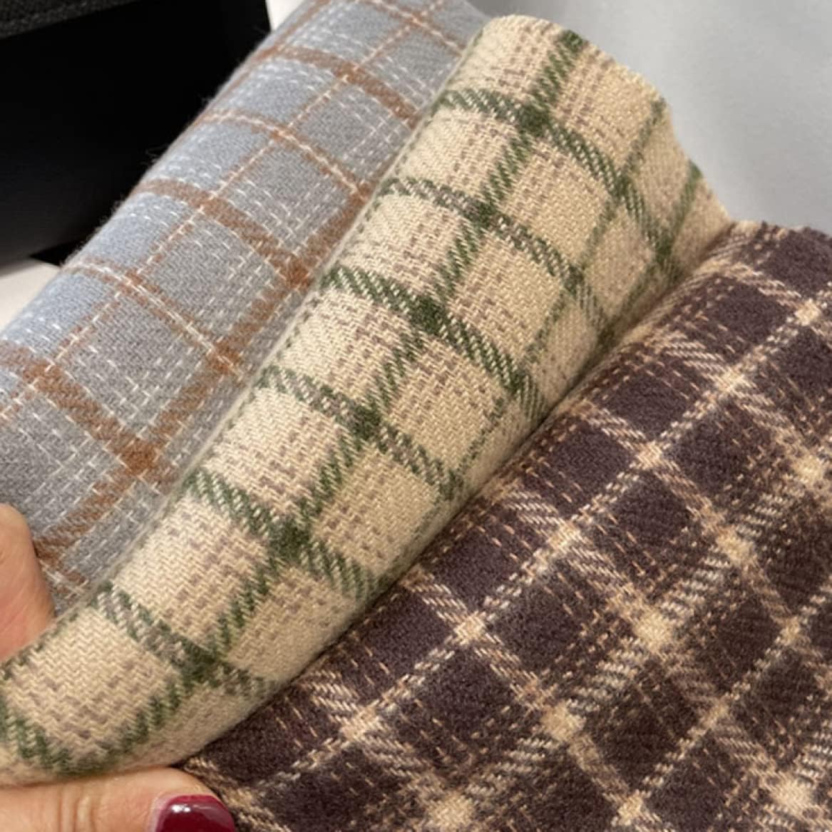 [JUI3N] マフラー レディース ストール レディース 大判 レディース マフラー ショール 大判 厚手 チェック柄 秋冬 学生