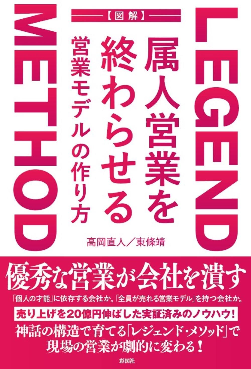 LEGEND METHOD 属人営業を終わらせる営業モデルの作り方 | 高岡 直人