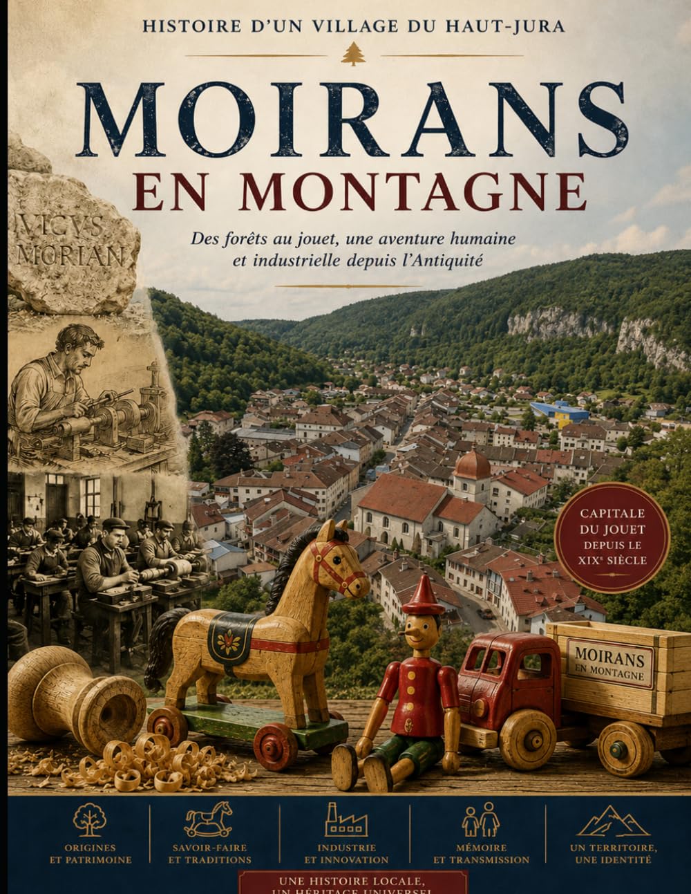 Moirans en Montagne , histoire d'un village du haut Jura