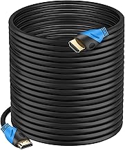 4K HDMI Cable 100FT - Rommisie (HDMI 2.0,18Gbps) Ultra High Speed Gold Plated Connectors,Ethernet Audio Return,Video 4K,FullHD1080p 3D Compatible with Xbox Playstation Arc PS3 PS4 PS9 PC HDTV