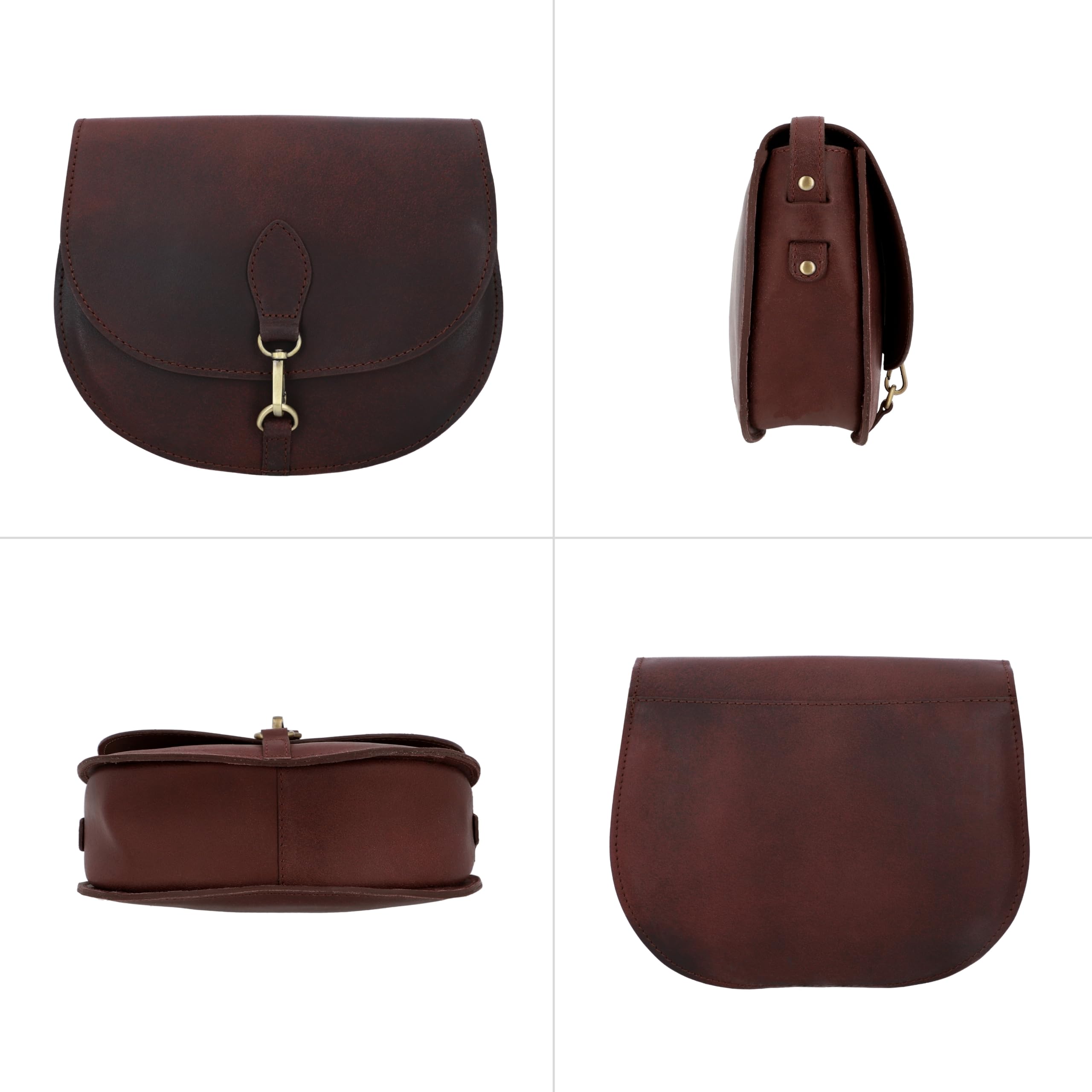 Gusti Spall Borse Ladies Leather - Wiebke Spalla Borsa Pulnica Borsa da Sera Small Borsa Crossbody Guila Rossa