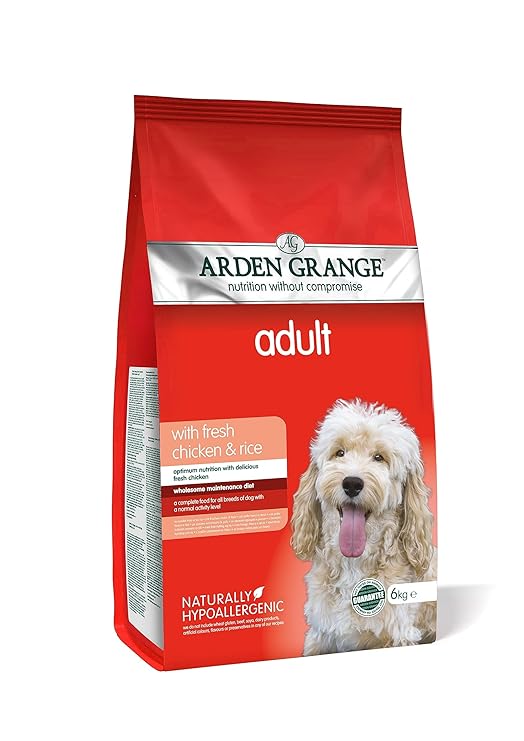 Arden Grange Dry Dog Food Chicken and Rice for Adult Dogs, 6 Kg