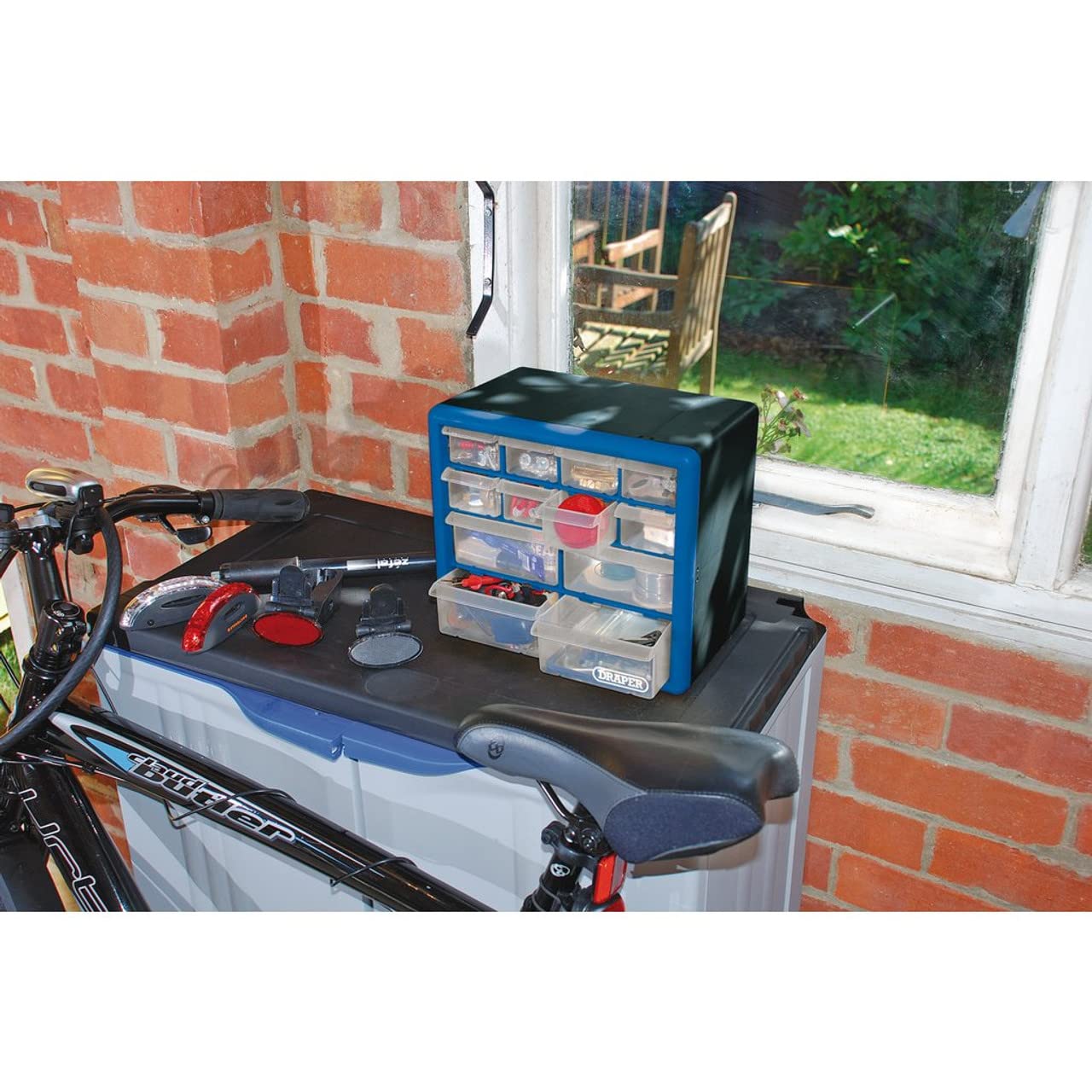 Draper 12014 Plastic Organiser with 12 Drawer