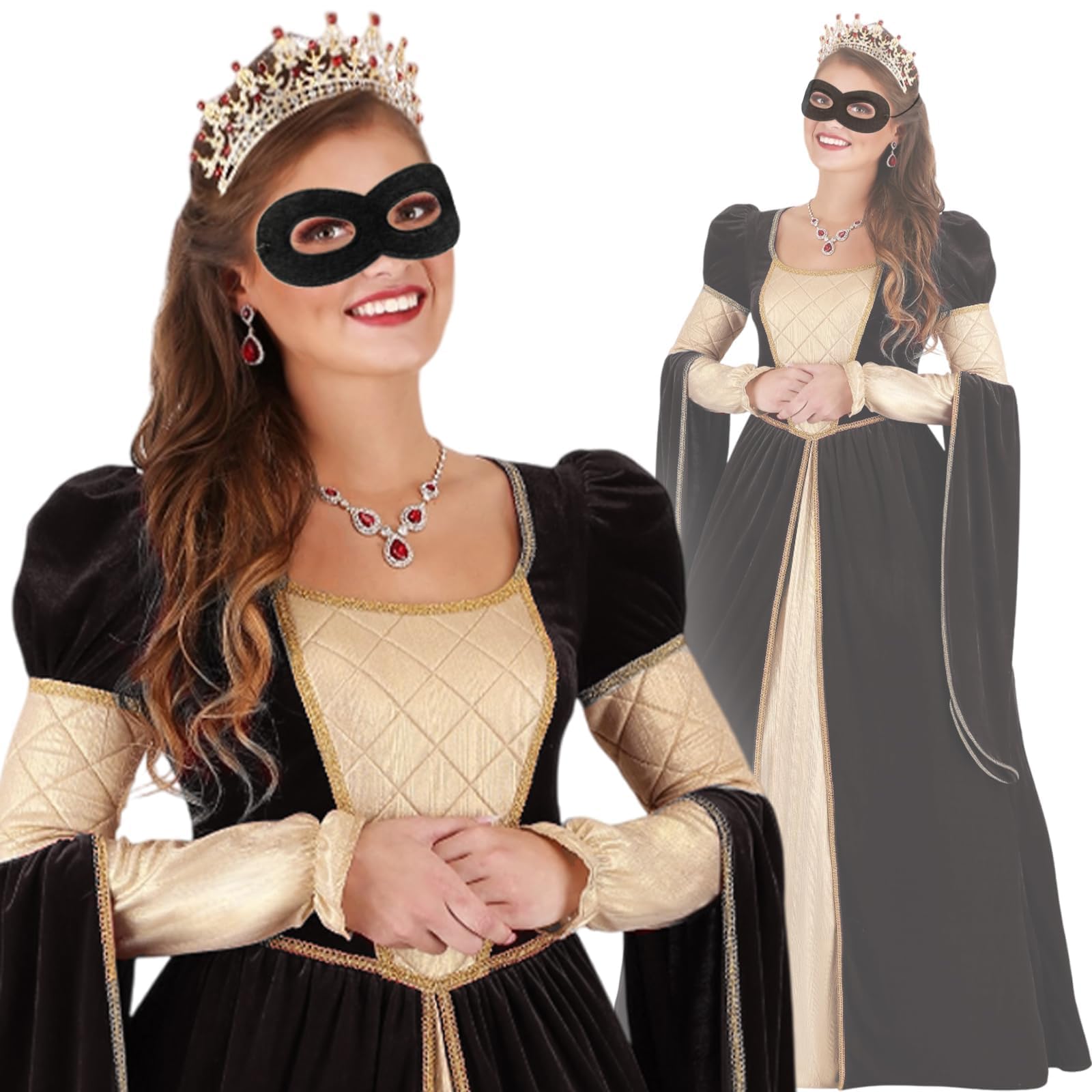 EUPSIIU 8 Stück Venezianische Maske, Maskerade-Maske, Filzmaske, Halloween-Maske, Cosplay, Maske, Karneval, Mottopartys, Maske für Herren und Damen