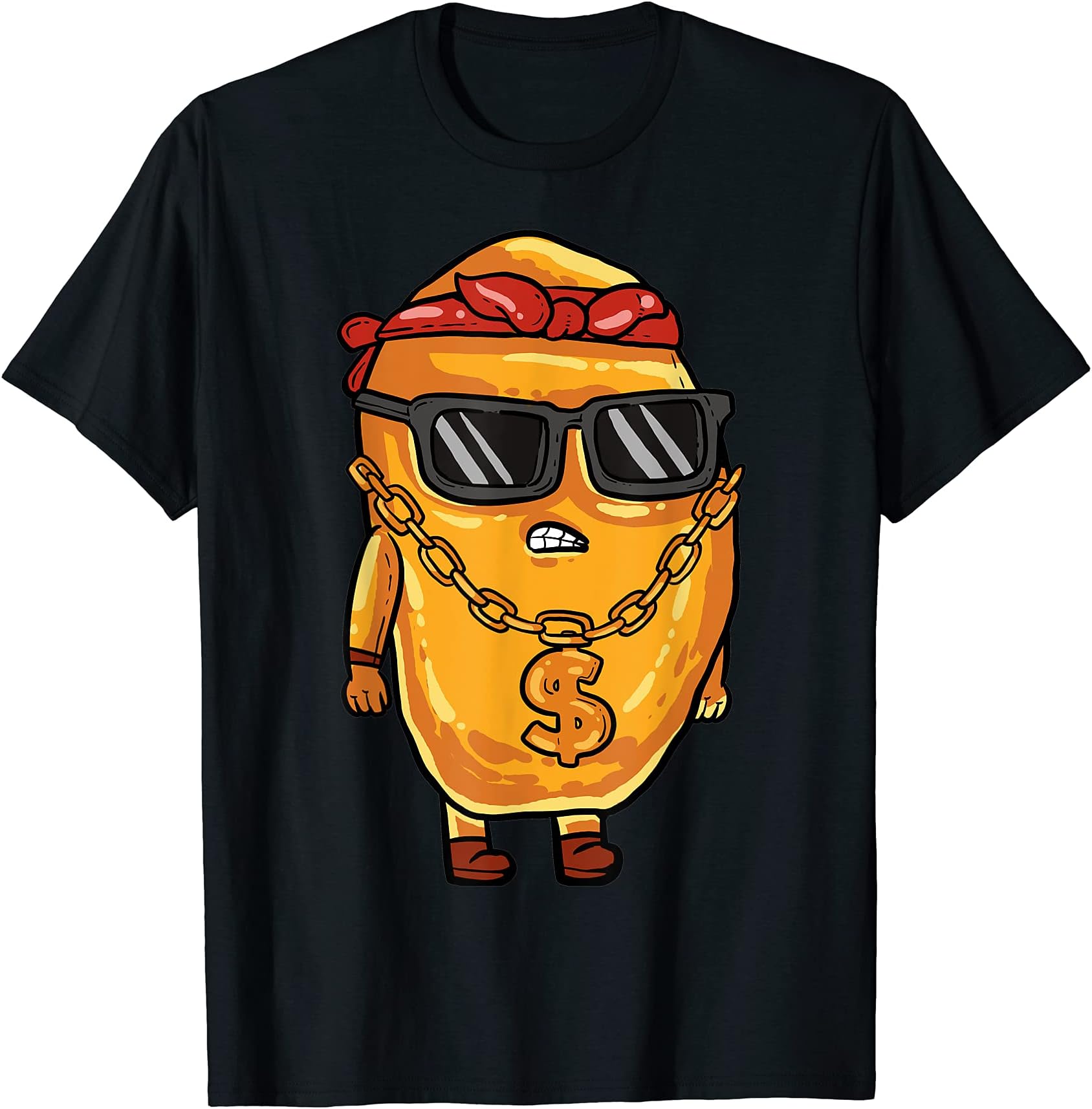 Chicken Nugget Shirt Nug Life Tenders Gangster Lovers Tee T-Shirt