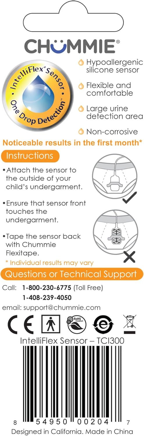 🛒 Crаzу Dеаlѕ Chummie Replacement One Drop Detection Intelliflex Sensor with SmartFit Technology for Premium and Elite Bedwetting Alarms, 1 Count Rеvіеw Dіѕсоunt Chummie Replacement One Drop Detection Intelliflex Sensor with SmartFit Technology for Premium and Elite Bedwetting Alarms, 1 Count