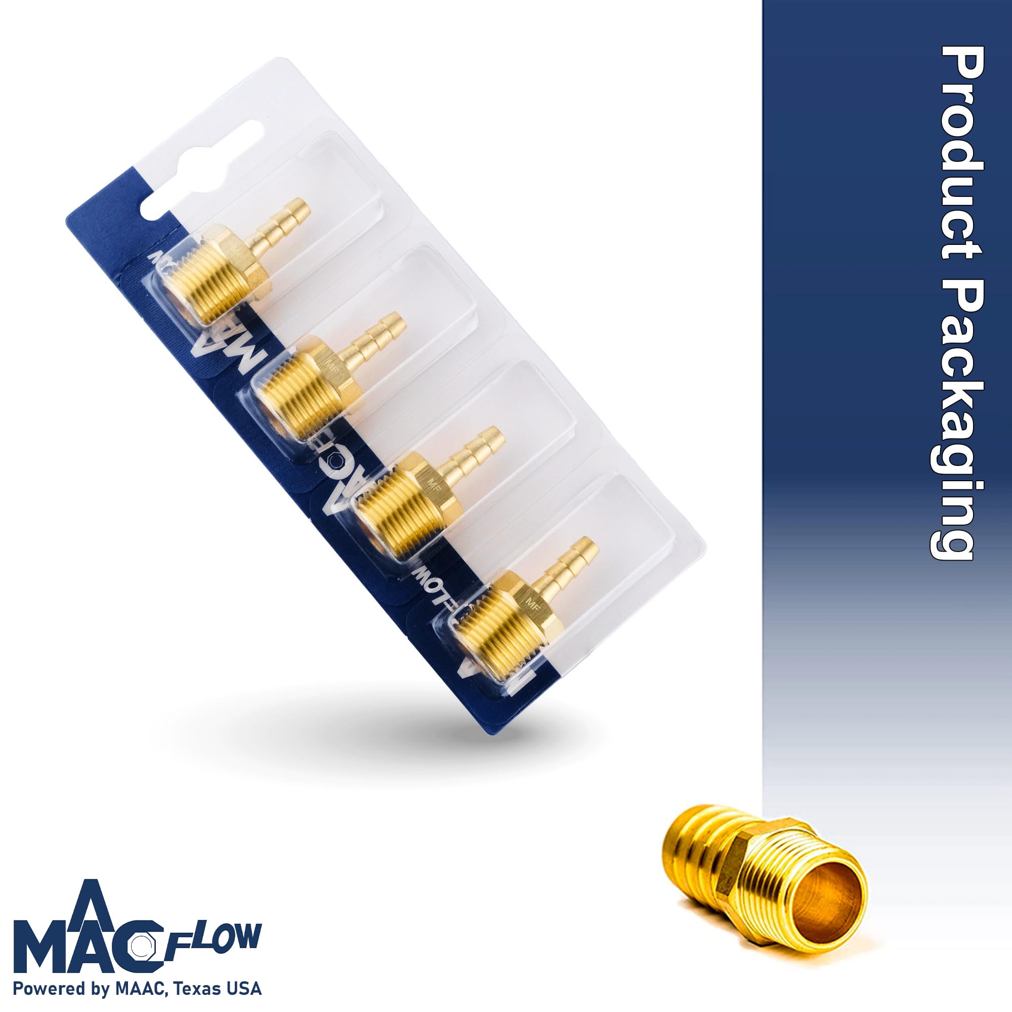MAACFLOW 真鍮 3/8インチ オス NPT から 3/8インチ ホース ID バーブ バーブ ホース フィッティング アダプター コネクター (4個パック) Amazon.co.jp: MAACFLOW MAACFLOW 真鍮 3/8インチ オス NPT から 3/16
