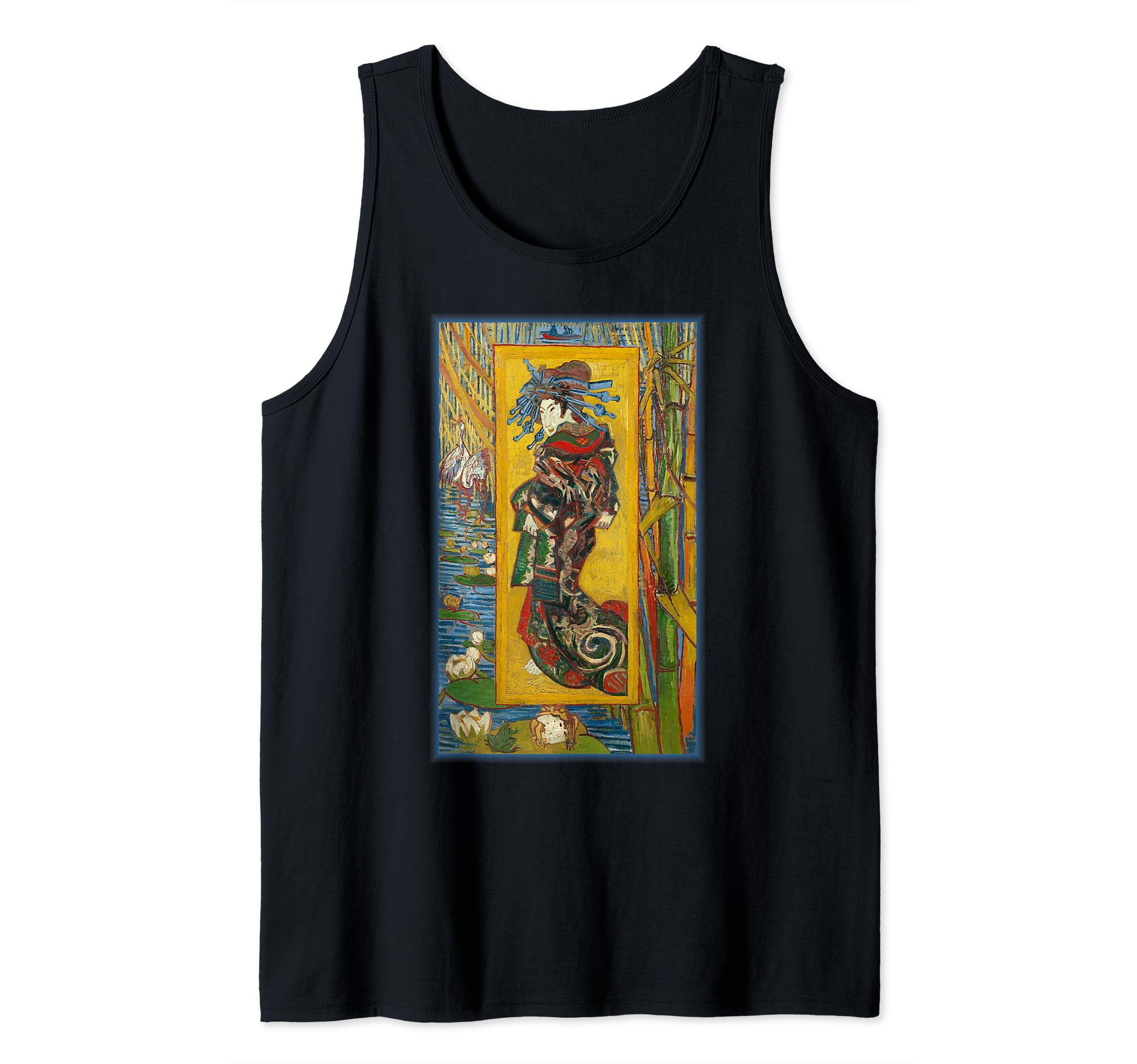 Courtesan Van Gogh Japanese Art Impressionist Painting Japan Tank Top