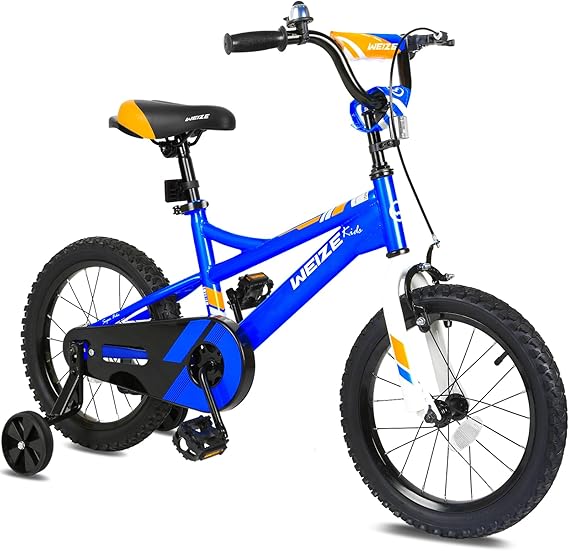 WEIZE Kids Bike, 14 16 20 Inch Children Bicycle for Boys Girls Ages 3-12 Years Old, Rider Height 35-62 Inch, Coaster Brake, Multiple Color Options