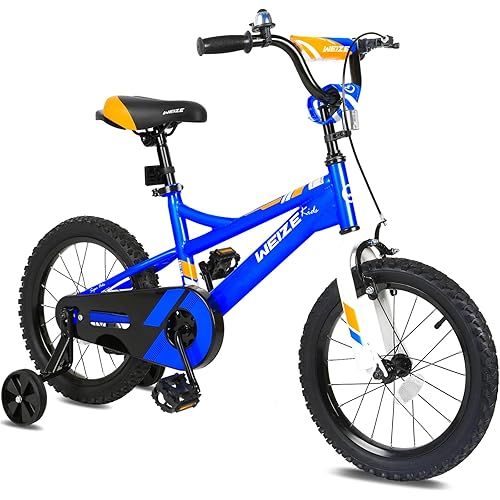 WEIZE Kids Bike,14 16 20 Inch Children Bicycle for Boys Girls Ages 3-12 Years Old, Rider Height 32-60 Inch, Coaster Brake, Multiple Color Options