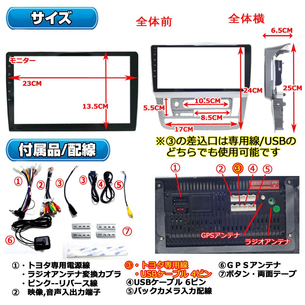 Amazon.co.jp: WOWAUTO 10系 アルファード 専用 パネル 前期 専用