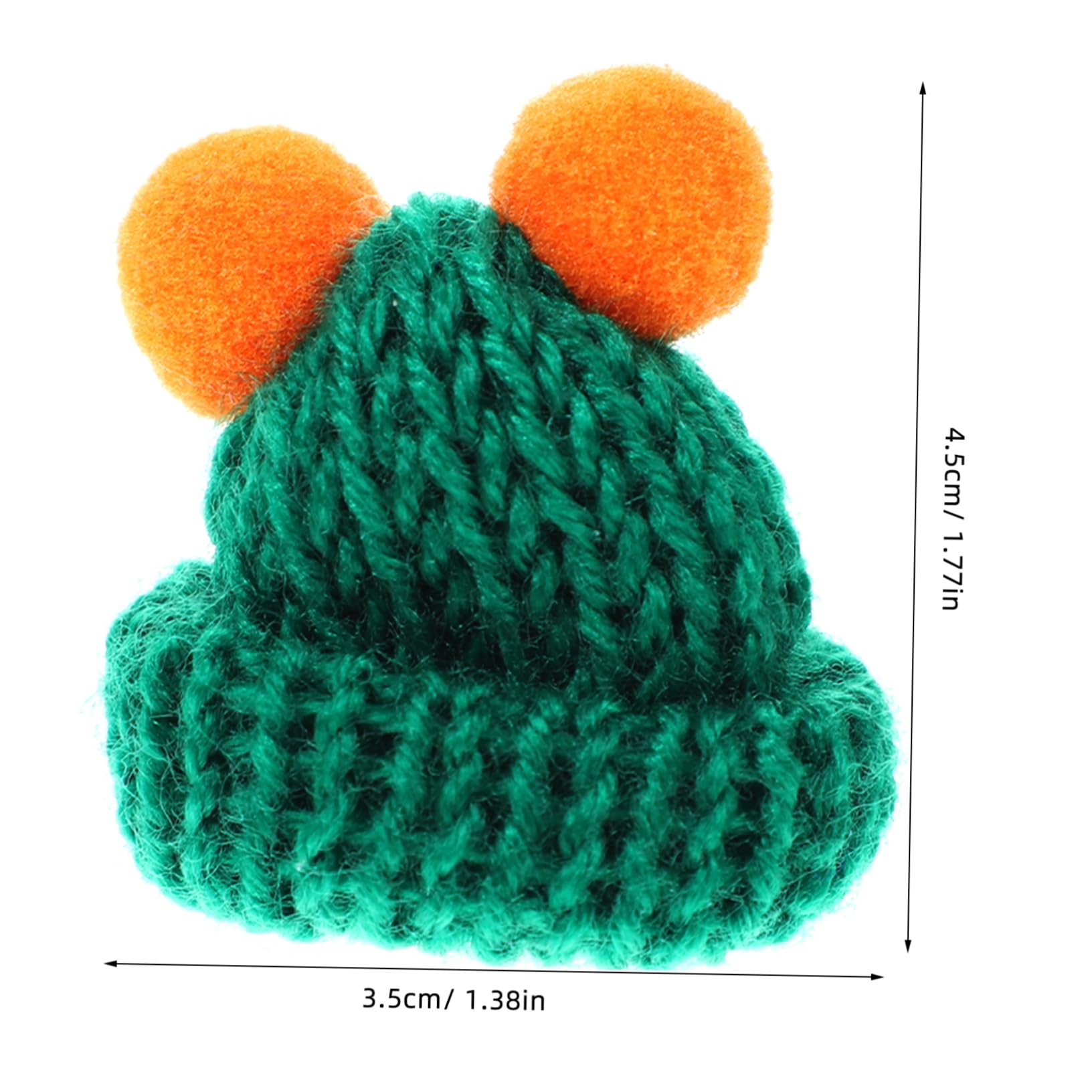 ぬいぐるみ オレンジ帽子 緑色