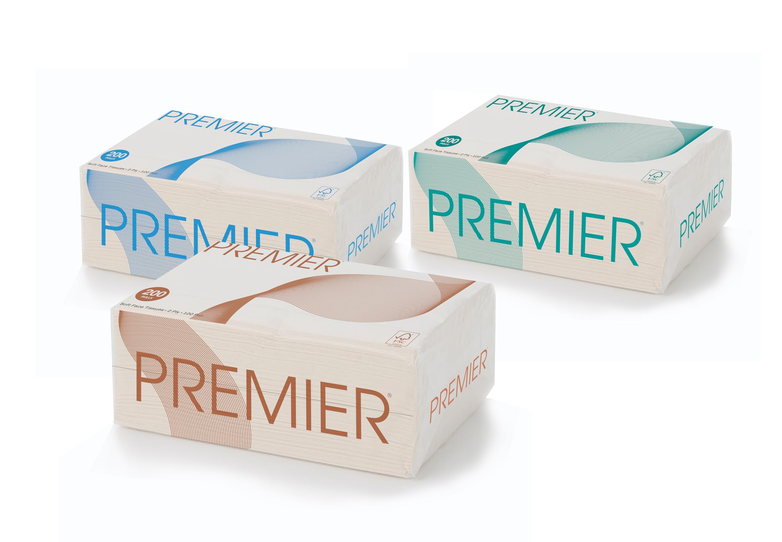 Premier Soft Face Tissue Refill Pack - 2 Ply 200 x 2 Pulls Each, Combo of 3 (B0D8L2JPMD) Amazon Price History, Amazon Price Tracker