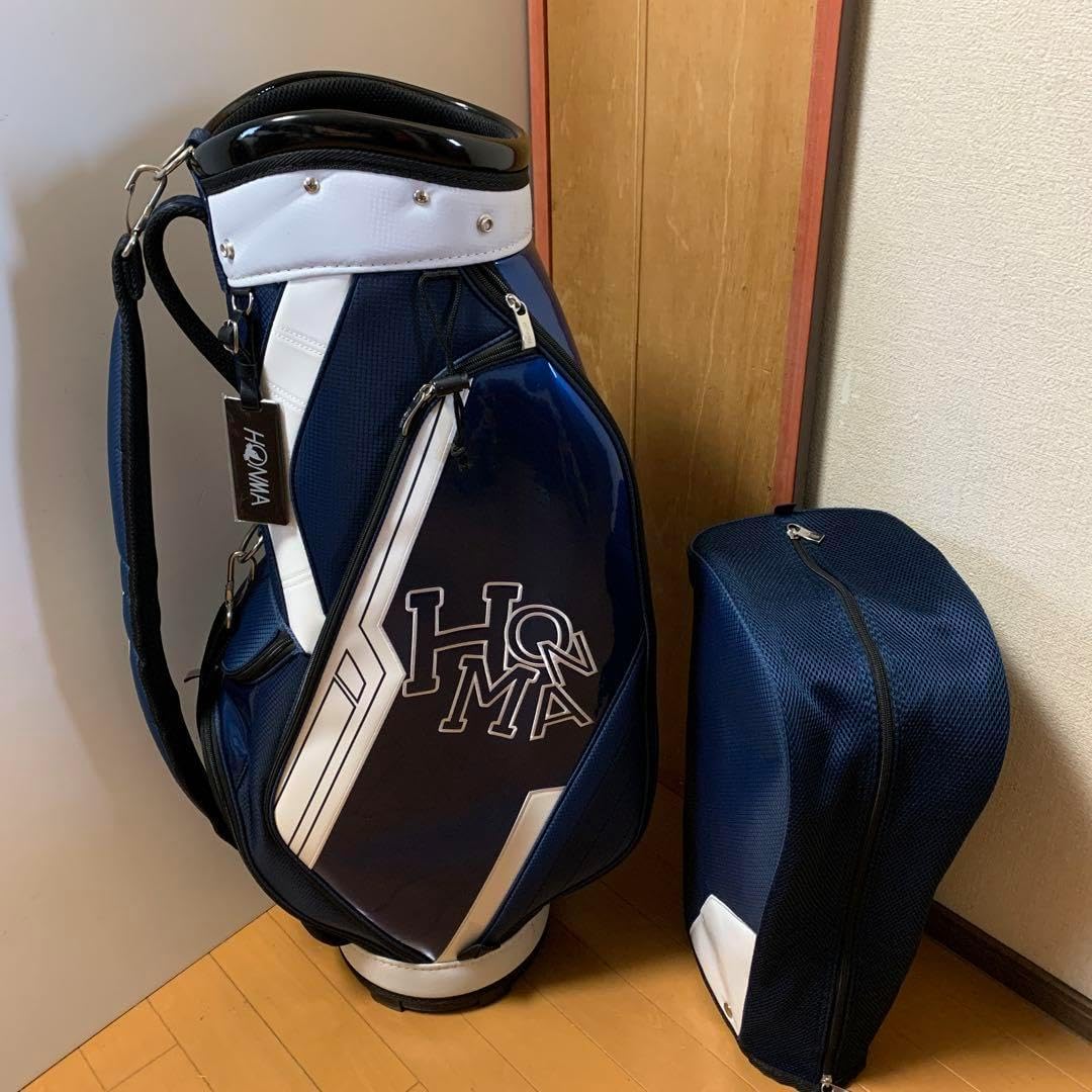 HONMA ネイビー キャディバッグ HONMA ネイビー キャディバック 新品未使用］HONMA キャディ