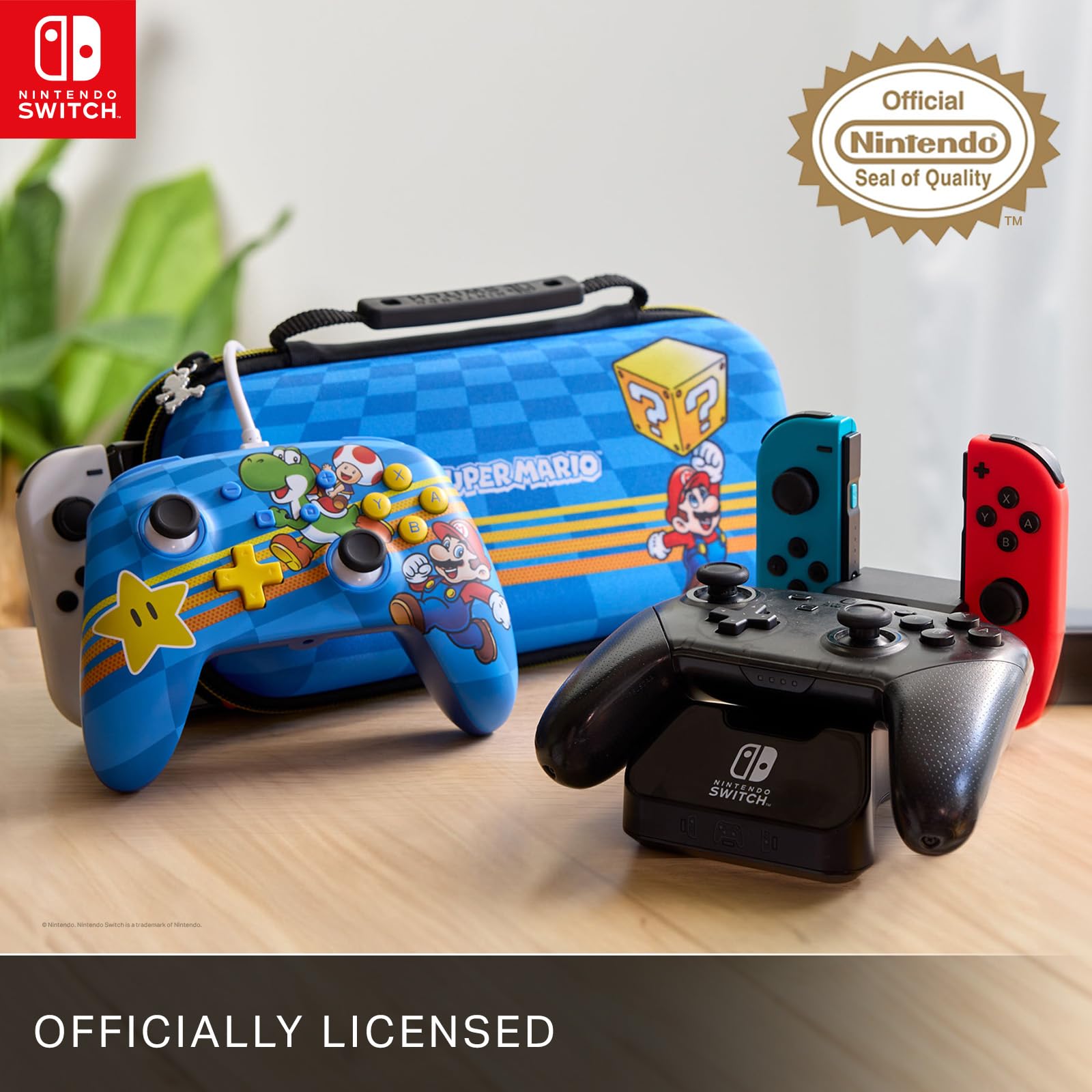 Etui PowerA XL na karty do gier Nintendo Switch - Bohaterowie vs. Złoczyńcy, przenośny, pojemnik na gry, karty do gier na konsolę Nintendo Switch