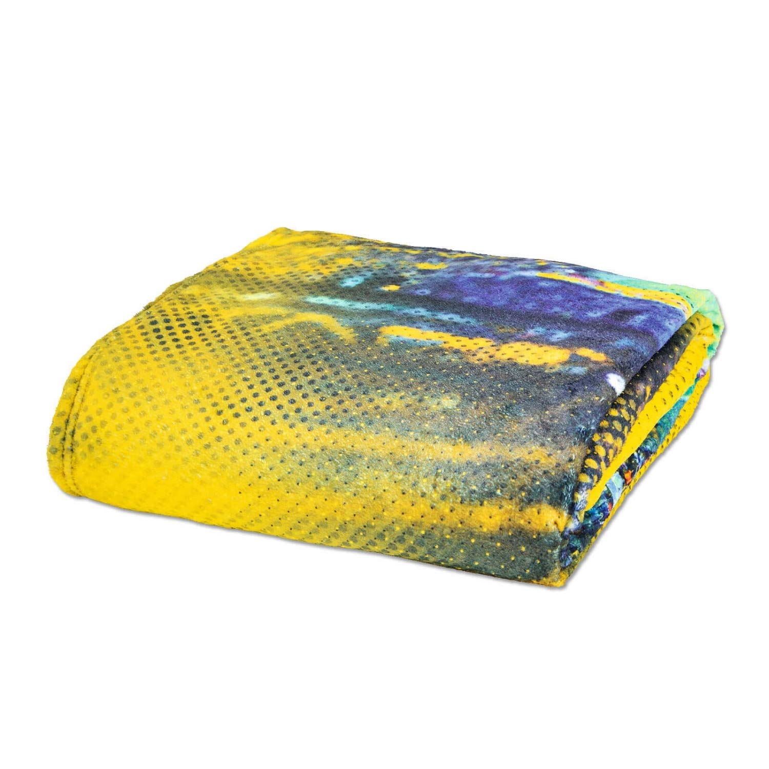 BVB Dortmund Fleecedecke mit Stadionprint (one Size, Multi)