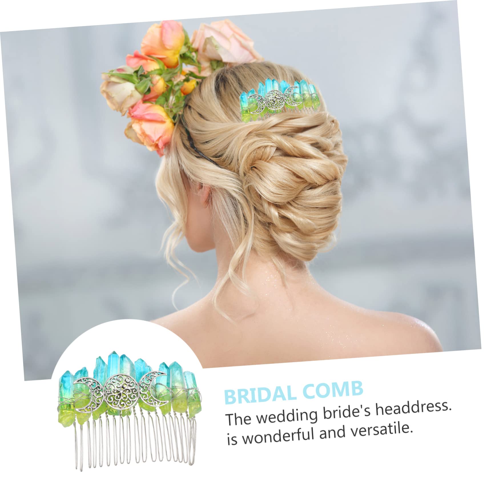 ifundom 3stücke Haarkamm Für Hochzeiten Handgemachter Tuck Comb Mit Zähnen Elegantes Haarschmuck Für Bräute Und Mädchen Perfektes Accessoire Für Besondere Anlässe Haarschmuck Für
