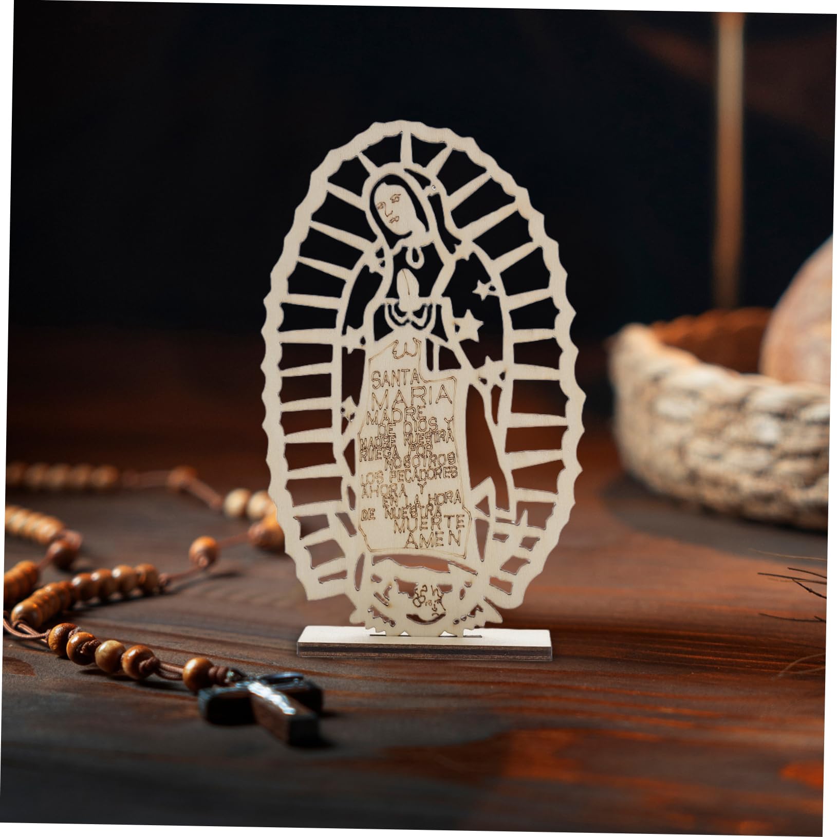 16stücke Teiliges Holz-tischdekoration Für Taufe Und Babyparty Stilvolle Religiöse Mittelstücke Für Hochzeiten Und Feierlichkeiten Elegante Baptism-dekoration Für Besondere