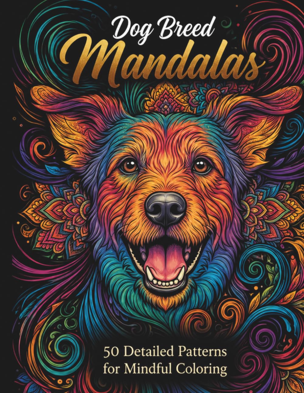 Dog Breed Mandalas: 50 Detailed Patterns for Mindful Coloring (Mindful Mandalas Series)