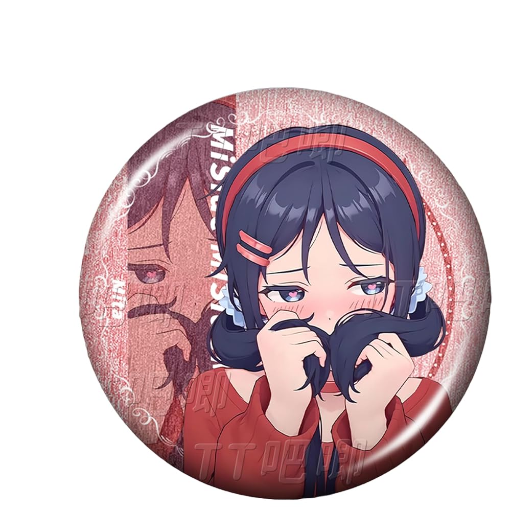 アニメキャラクター缶バッジ7個セット 死印 Amazon.co.jp: ホラーゲーム「Miside」キュートなキャラクター缶