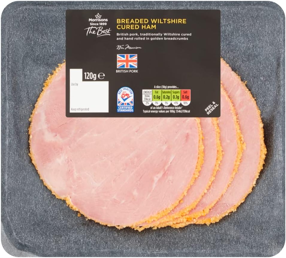 Morrisons The Best Breaded Wiltshire Ham, 120g Amazon.co.uk Grocery