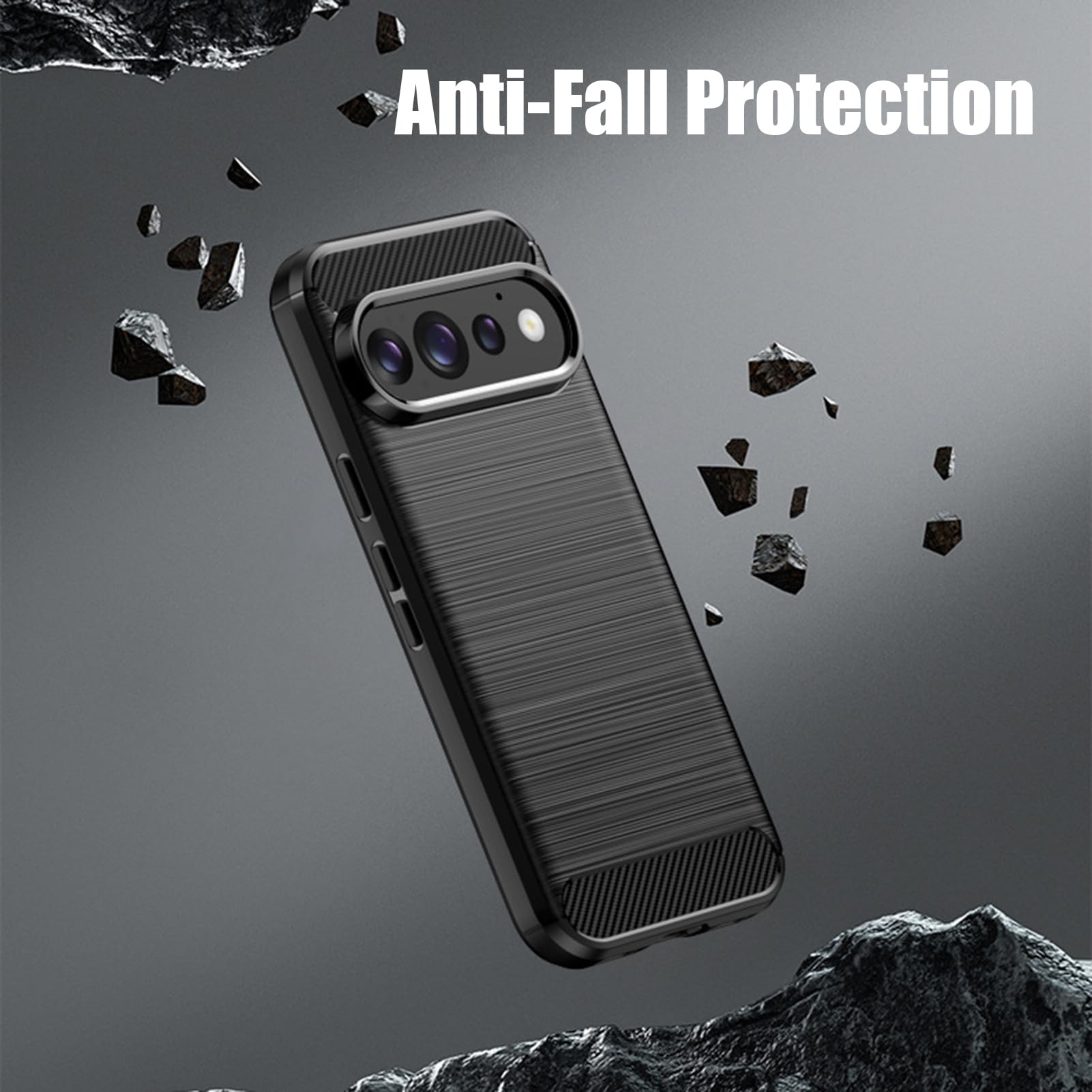 Cienkie etui do Google Pixel 11ProXL/11 Pro/11, szczotkowane wykończenie