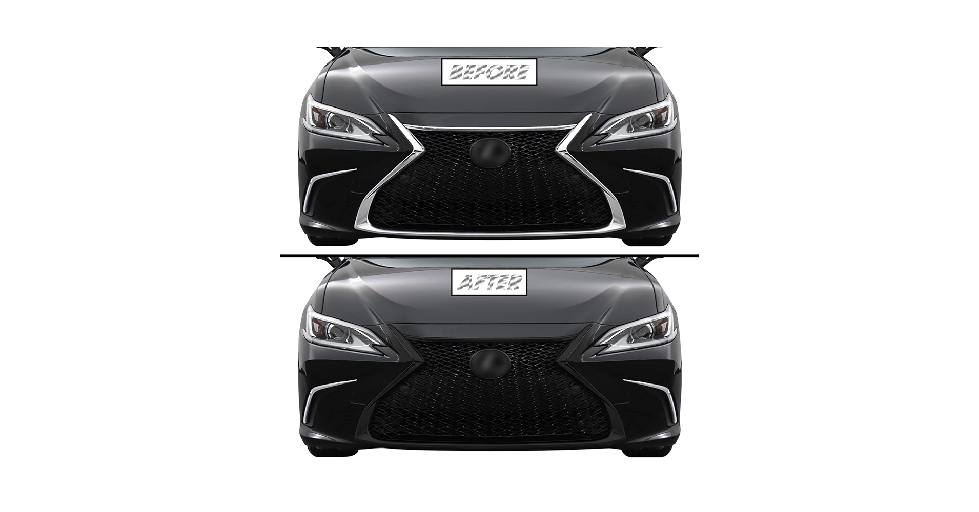 Amazon.co.jp: SlickMod クローム削除ブラックアウトビニール