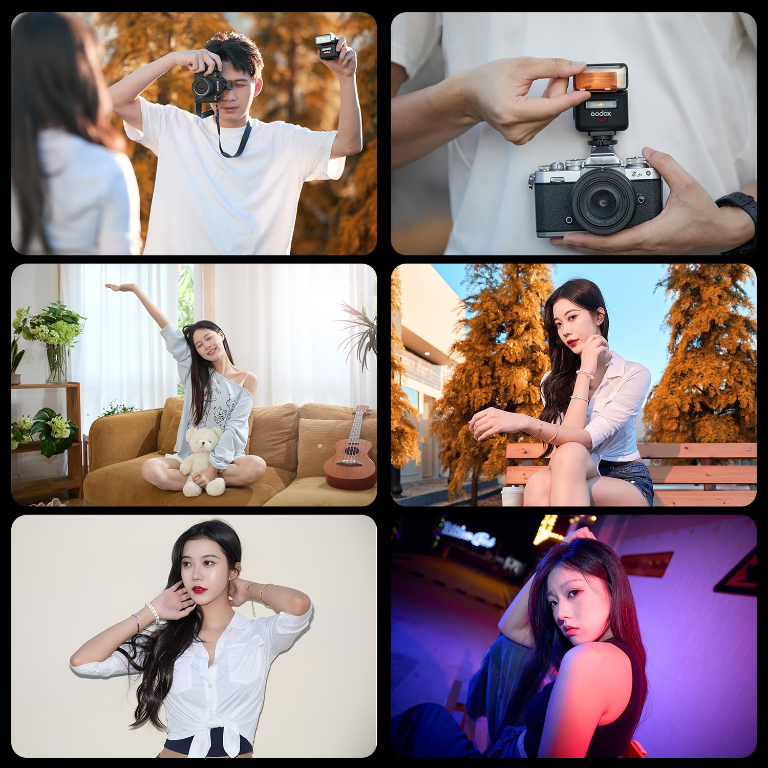 Godox iT32 Zoom TTL Camera Flash, 2.4 GHz Wireless HSS Flash, Compatible with Canon, Nikon and Sony Cameras, with LED Pre-Flash and Full-Colour Touchscreen