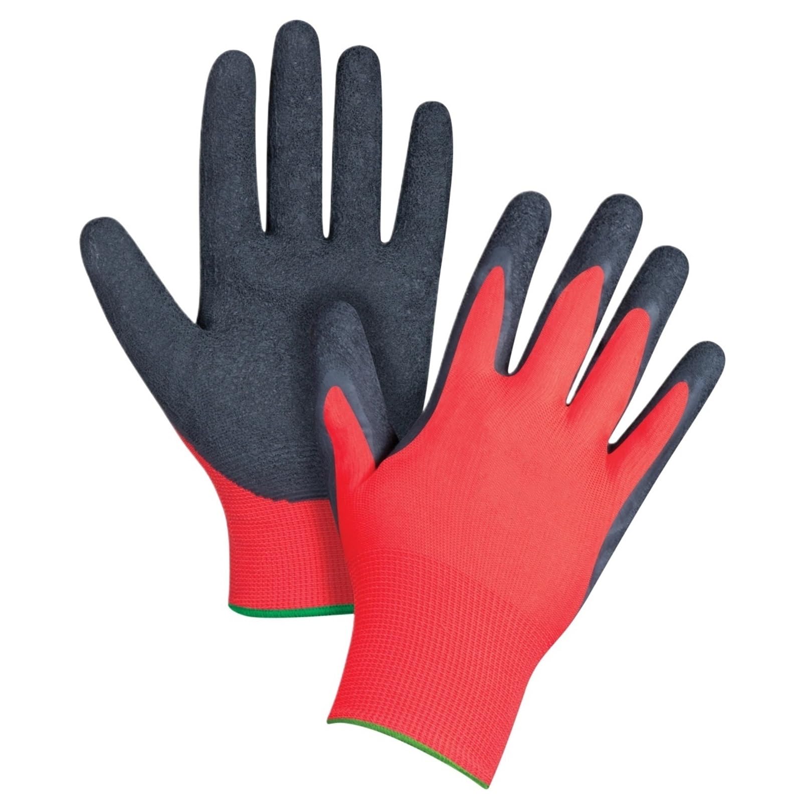 Guantes de jardinería 6 pares de guantes de trabajo con revestimiento de látex, guantes de jardinería antideslizantes, resistentes a la abrasión, resistentes a cortes y pinchazos (XL)