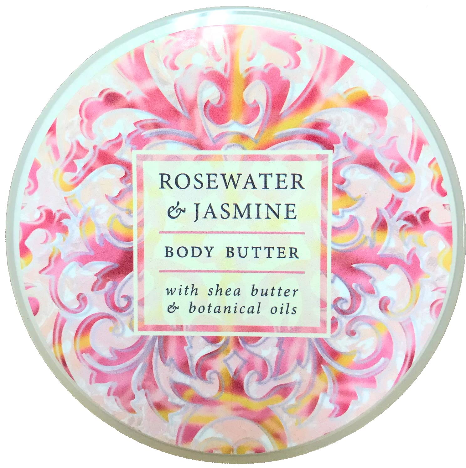 Greenwich Bay Body Care Spa Quartet - Hand Soap, Lotion, Body Butter, and Soap Bar Square - Luxurious Shea Butter Skin Care in Captivating Botanical Scents (Rosewater & Jasmine)