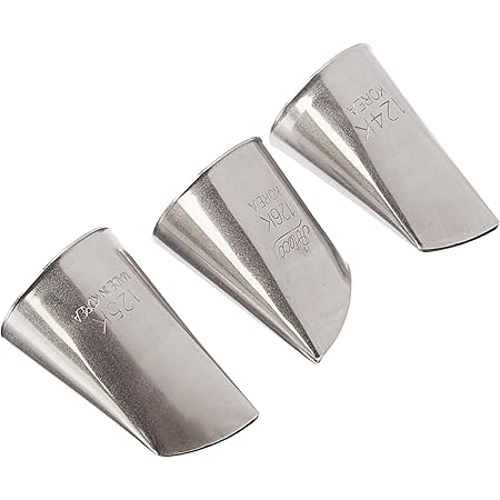 Ateco Korean Flower Tubes 124K, 125K, and 126K 3-Piece Set