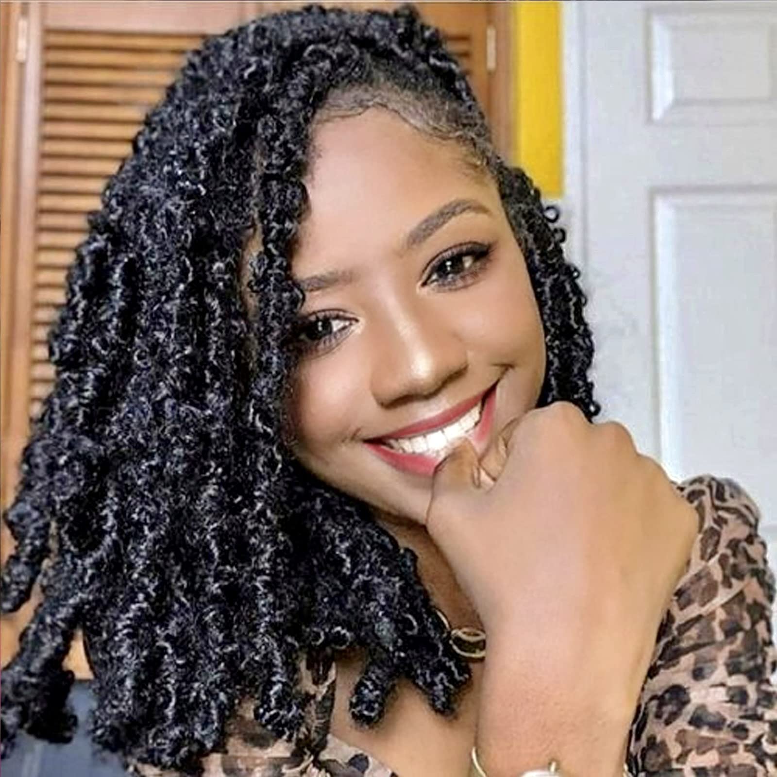 Buy Butterfly Locs Crochet Hair 10inch 7 Packs Distressed Butterfly