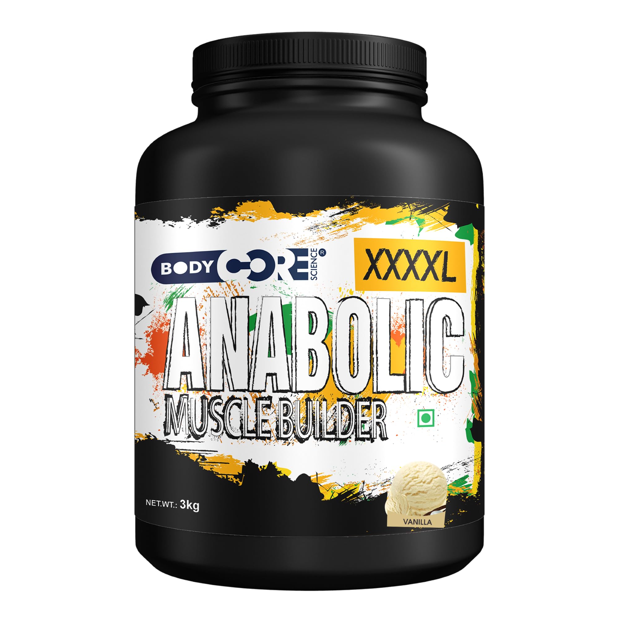 Body Core Science XXXXL Anabolic Muscle Builder- 3Kg | Weight Gainer | Muscle Gainer (Vanilla, PO1) (B0CYT8FRKF) Amazon Price History, Amazon Price Tracker
