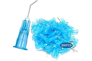 200-Pack Pre-Bent Applicator Tips for Enhanced Dental Precision