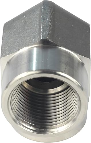 Miniatura 10 de HFS (R) Montaje de tubería de acero inoxidable 304, codo de 90 grados, 12 "NPT hembra x 12" NPT hembra