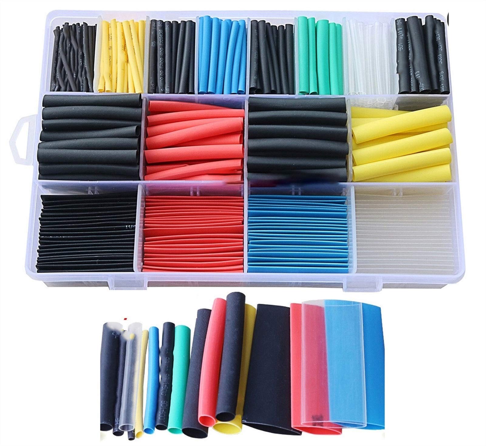 Rurki termokurczliwe, Rury termokurczliwe, stosunek 2:1(260pcs)